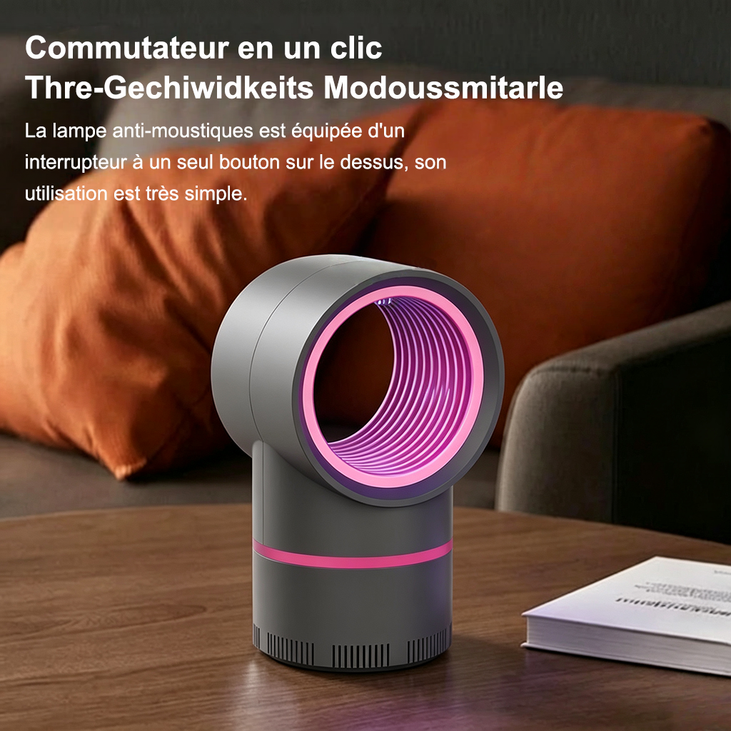 🔦Piège à insectes silencieux – Contre les moustiques, moucherons et mites🦟