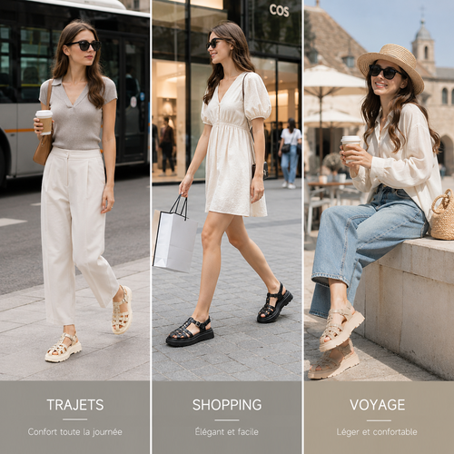🔥 Nouvelle Collection 2026 | Sandales Mary Jane Femme à Plateforme – Élégance en Cuir Verni, Confort Tendance & Semelle Antidérapante pour un Maintien Parfait
