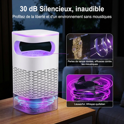 🔦Piège à insectes silencieux – Contre les moustiques, moucherons et mites🦟