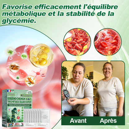 Purelora® Berberine × Chromium Complete Metabolic Rhythm Kit (🌀 Patch externe quotidien + Poudre de soutien métabolique hebdomadaire) ✅ Pour l’équilibre métabolique, le soutien de la glycémie, la circulation et la santé métabolique globale
