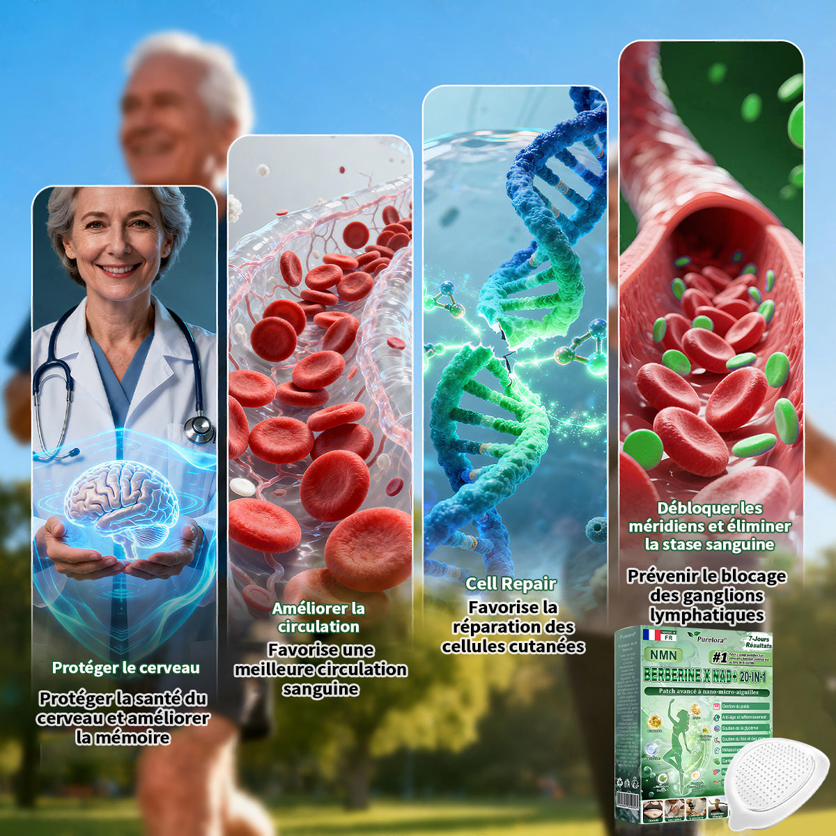 💖Pharmacie en ligne française×  p𝒖𝒓𝒆𝒍𝒐𝒓𝒂® NAD × 𝑬𝑮𝑪𝑮 20-𝒆𝒏-𝟏 𝐏𝐚𝙩𝙘𝙝 𝙈𝙞𝙘𝙧𝙤𝙣é𝙚𝒅𝒍𝒆 𝑨𝒗𝒂𝐧𝐜é 𝙉𝙖𝒏𝒐 (𝐔𝐧𝐞 𝐬𝐞𝐮𝐥𝐞 𝐟𝐨𝐢𝐬 𝐩𝐚𝐫 𝐣𝐨𝐮𝐫, 𝐜𝐡𝐚𝐧𝐠𝐞𝐦𝐞𝐧𝐭𝐬 𝐯𝐢𝐬𝐢𝐛𝐥𝐞𝐬 𝐞𝐧 𝟕 𝐣𝐨𝐮𝐫𝐬) ✅𝐏𝐨𝐮𝐫 𝐥’𝐨𝐛é𝐬𝐢𝐭é, 🅟🅔🅐🅤 🅡🅔🅛â🅒🅗é🅔,𝐝𝐢𝐚𝐛è𝐭𝐞, 𝐚𝐩𝐧é𝐞 𝐝𝐮 𝐬𝐨𝐦𝐦𝐞𝐢𝐥, 𝐩𝐫𝐨𝐛𝐥è𝐦𝐞𝐬 𝐚𝐫𝐭𝐢𝐜𝐮𝐥𝐚𝐢𝐫𝐞𝐬, 𝐞𝐭 𝐛𝐢𝐞𝐧 𝐩𝐥𝐮𝐬