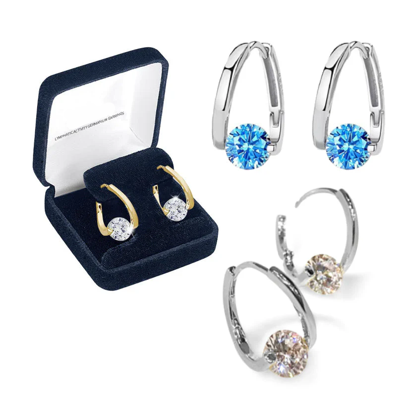 🔥 DERNIER JOUR -80 % | CZTICLE™ Boucles d’Oreilles Magnétiques au Germanium