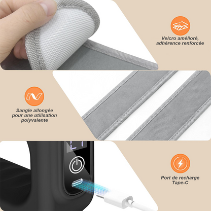 ✨ Fascia Ring R10 Mini – Massage musculaire mains libres, 9 modes & sangle réglable jusqu’à 140 -239cm