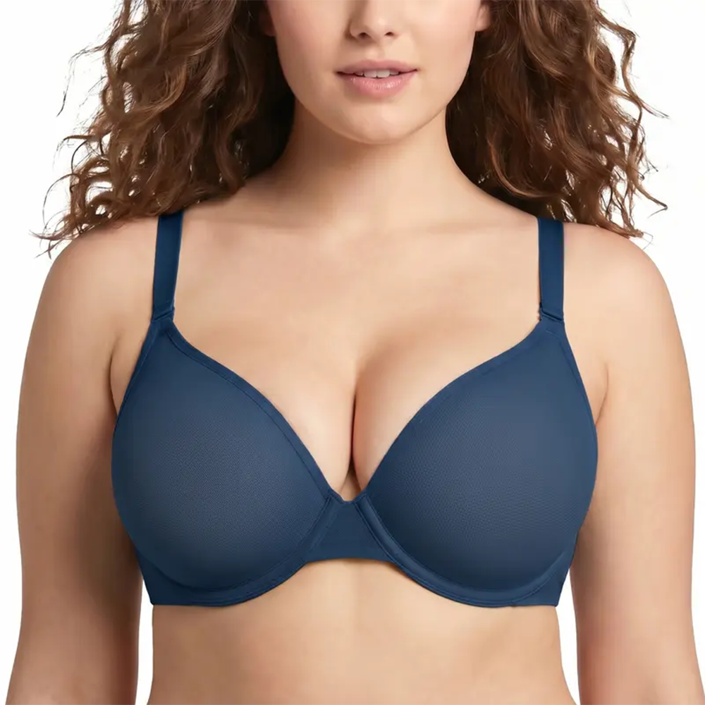 ✨ Soutien-gorge femme en maille transparente ultra-légère – Respirant, sans rembourrage, avec armatures & bretelles convertibles