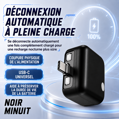 🔥 DERNIER JOUR : -80 % Protecteur de charge USB-C 140 W avec IA et arrêt automatique à pleine charge