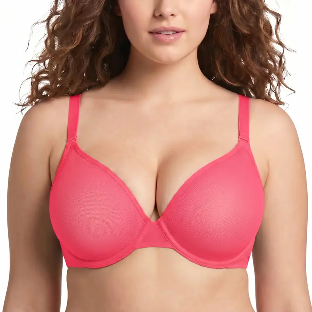 ✨ Soutien-gorge femme en maille transparente ultra-légère – Respirant, sans rembourrage, avec armatures & bretelles convertibles