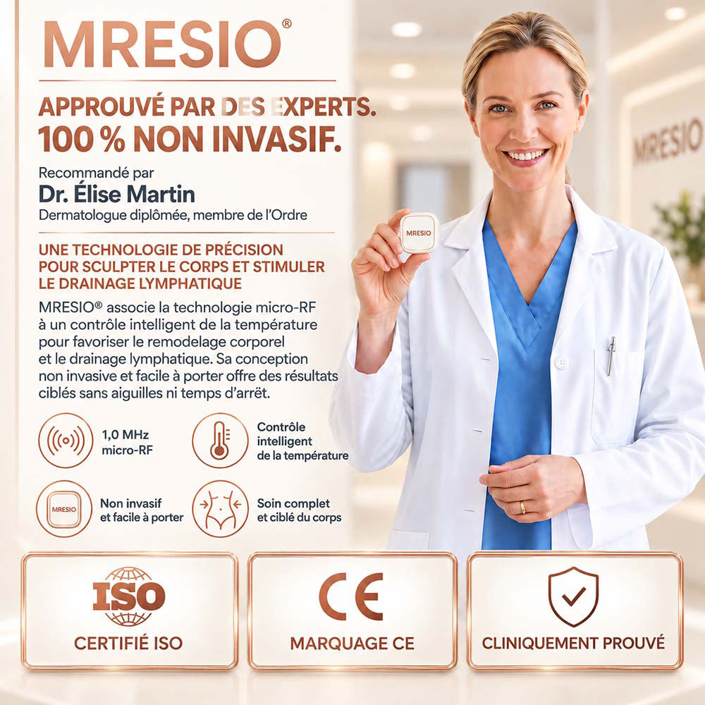 MRESIO® ✨ Appareil de Remodelage Corporel Micro-RF & Drainage Lymphatique 🪴