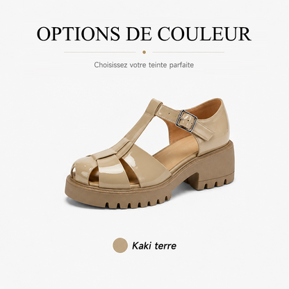 🔥 Nouvelle Collection 2026 | Sandales Mary Jane Femme à Plateforme – Élégance en Cuir Verni, Confort Tendance & Semelle Antidérapante pour un Maintien Parfait
