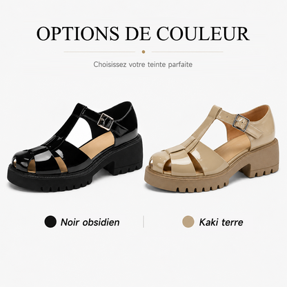 🔥 Nouvelle Collection 2026 | Sandales Mary Jane Femme à Plateforme – Élégance en Cuir Verni, Confort Tendance & Semelle Antidérapante pour un Maintien Parfait