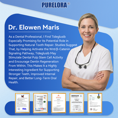 🏥 Pharmacie en Ligne | purelora® 😁 Bandes Buccales Tideglusib à Dissolution Rapide pour Dents & Gencives 🦷