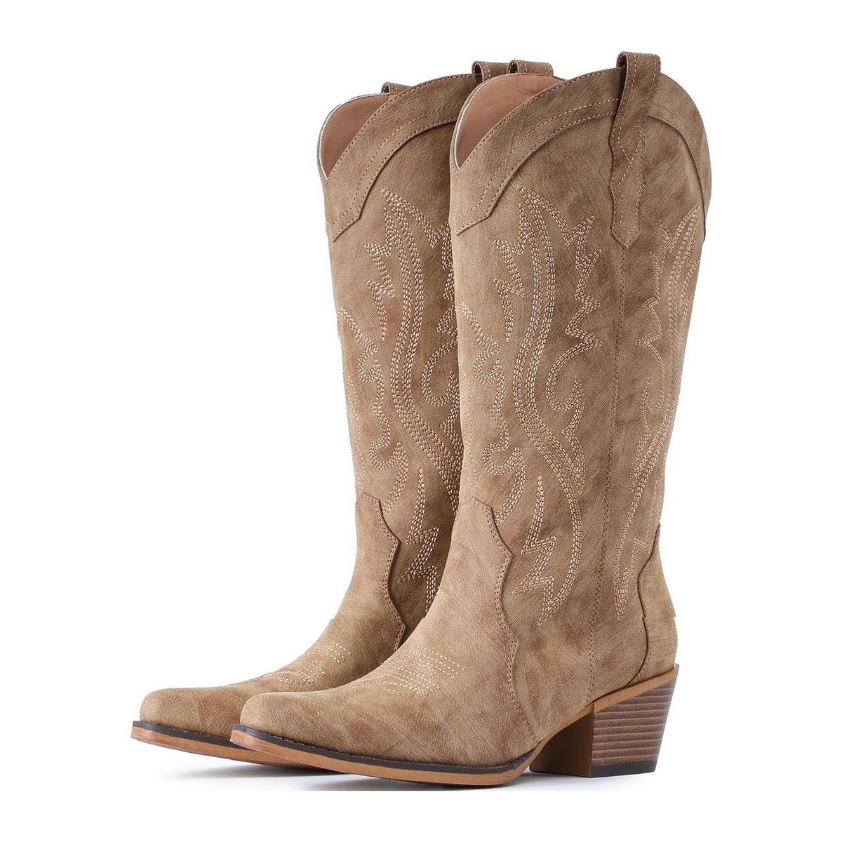 🔥 DERNIER JOUR -80% 🔥 Bottes Western d’Hiver Imperméables pour Femme | Doublure Chaude & Maintien de la Voûte Plantaire