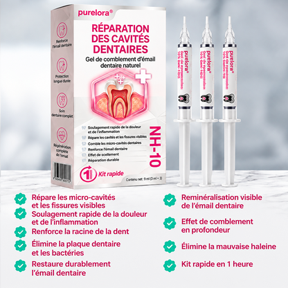 Purelora® DenPerm – Gel de comblement de l’émail naturel pour la réparation des caries