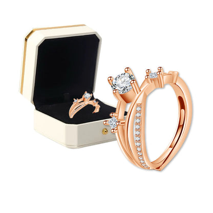 🔥 DERNIER JOUR -80% : Bague de Magnétologie Lymphatique en Diamant CZTICLE®
