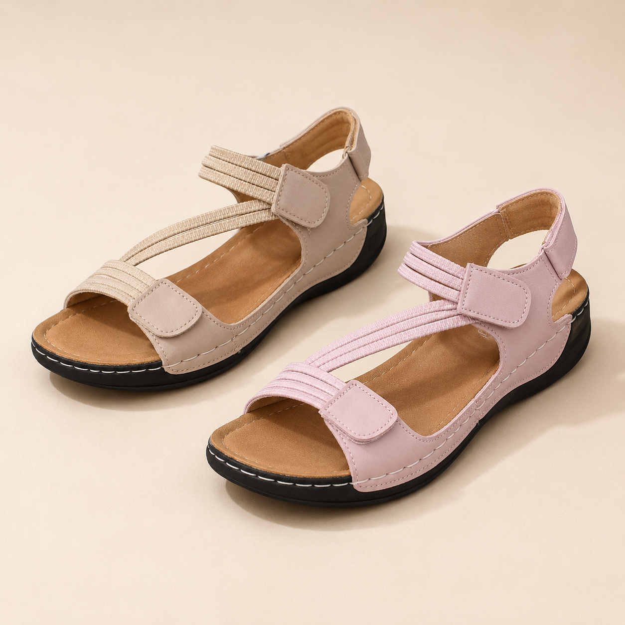 ⭐ 𝙇𝙀 𝙋𝙍𝙉𝙄𝙀𝙍 𝙅𝙊𝙐𝙍 : 𝟴𝟬 % 𝙙𝙚 𝙍𝙀́𝘿𝙐𝘾𝙏𝙄𝙊𝙉 🚨 Sandales orthopédiques confortables