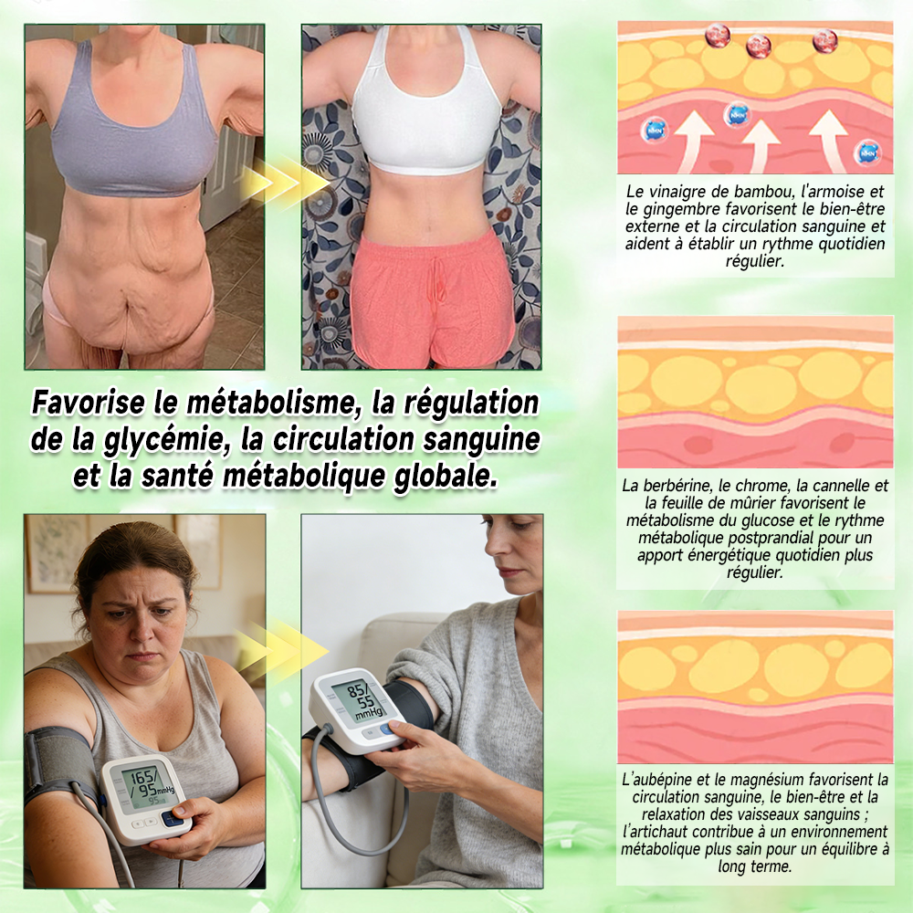 Purelora® Berberine × Chromium Complete Metabolic Rhythm Kit (🌀 Patch externe quotidien + Poudre de soutien métabolique hebdomadaire) ✅ Pour l’équilibre métabolique, le soutien de la glycémie, la circulation et la santé métabolique globale