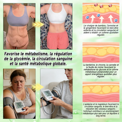 Purelora® Berberine × Chromium Complete Metabolic Rhythm Kit (🌀 Patch externe quotidien + Poudre de soutien métabolique hebdomadaire) ✅ Pour l’équilibre métabolique, le soutien de la glycémie, la circulation et la santé métabolique globale