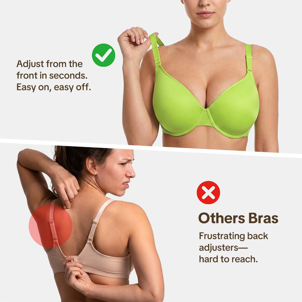 ✨ Soutien-gorge femme en maille transparente ultra-légère – Respirant, sans rembourrage, avec armatures & bretelles convertibles