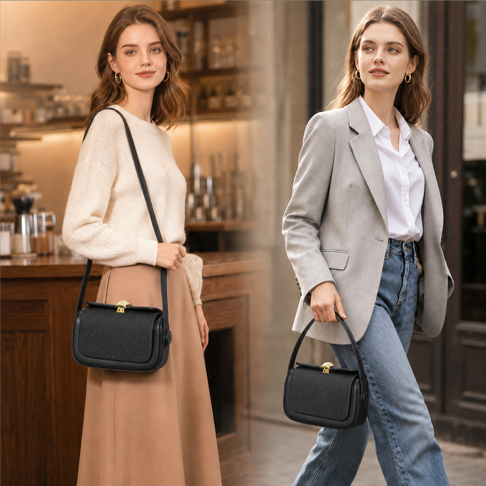 🇫🇷Sac à main élégant pour femme – compact, spacieux & polyvalent.