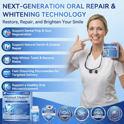 🏥 Pharmacie en Ligne | purelora® 😁 Bandes Buccales Tideglusib à Dissolution Rapide pour Dents & Gencives 🦷