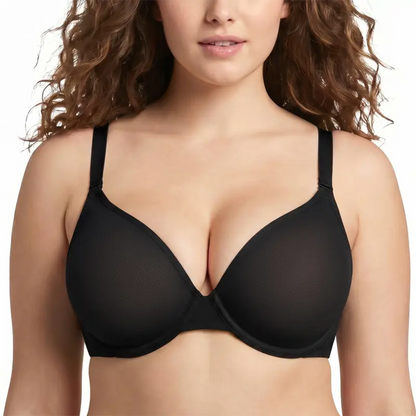 ✨ Soutien-gorge femme en maille transparente ultra-légère – Respirant, sans rembourrage, avec armatures & bretelles convertibles