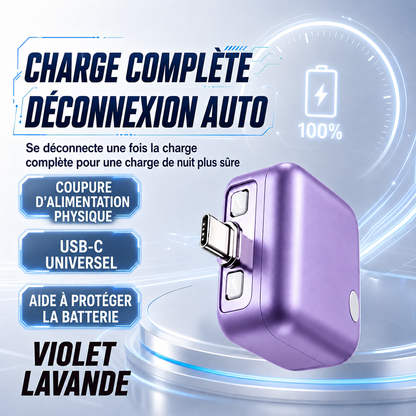 Protecteur de charge USB-C 140 W avec IA et arrêt automatique à pleine charge