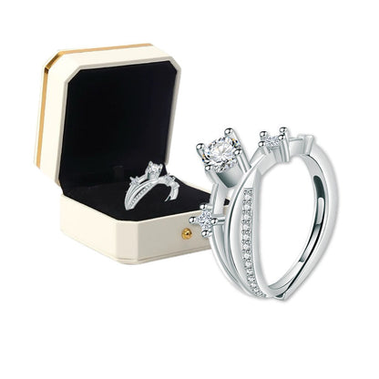🔥 DERNIER JOUR -80% : Bague de Magnétologie Lymphatique en Diamant CZTICLE®