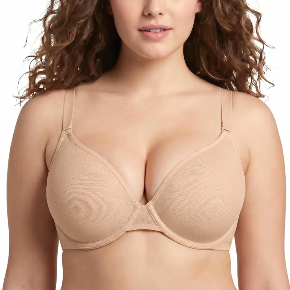✨ Soutien-gorge femme en maille transparente ultra-légère – Respirant, sans rembourrage, avec armatures & bretelles convertibles