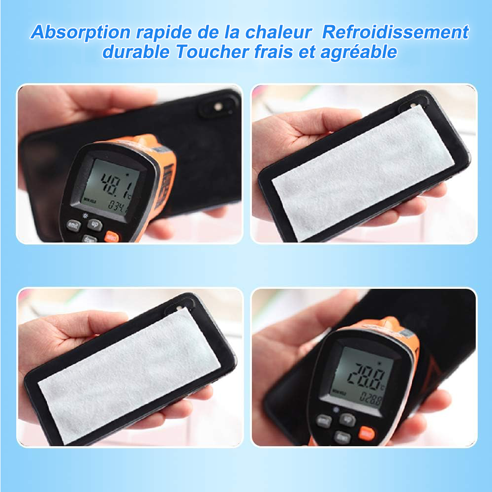 HEATWOLF® Patchs Rafraîchissants – Lot de 10 | Fraîcheur immédiate par temps chaud, pour enfants et adultes, front, nuque et corps
