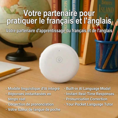 🔥 -49 % | Traducteur vocal intelligent avec IA – Votre coach linguistique de poche 24 h/24, 7 j/7 (165 langues)