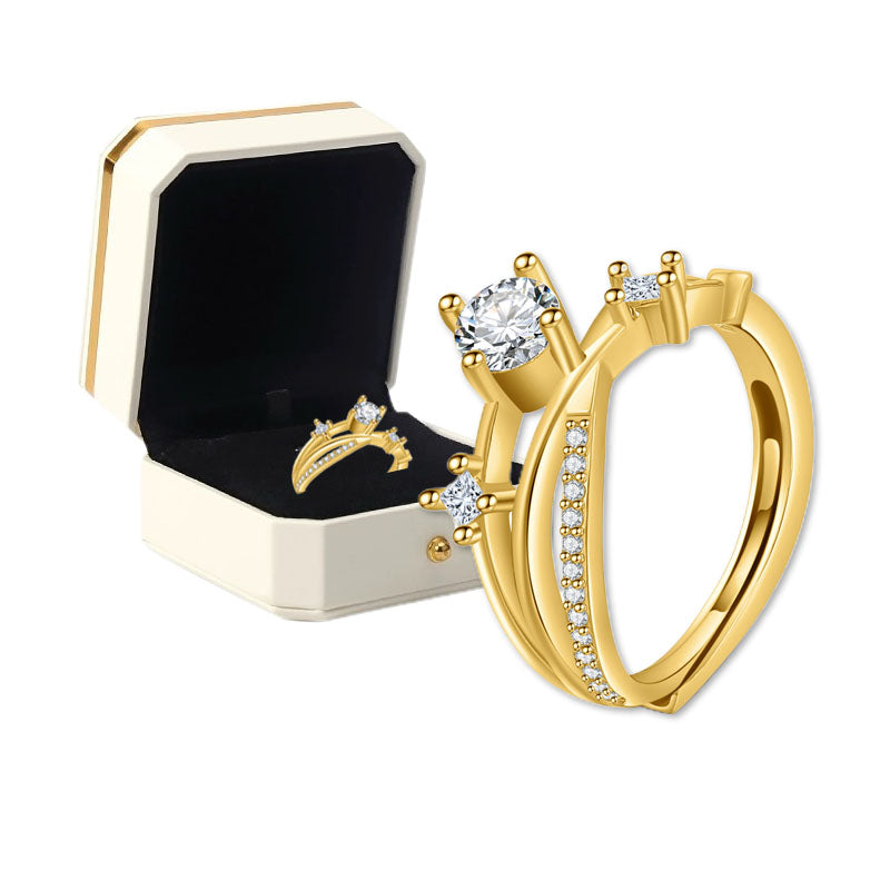 🔥 DERNIER JOUR -80% : Bague de Magnétologie Lymphatique en Diamant CZTICLE®
