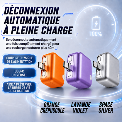 🔥 DERNIER JOUR : -80 % Protecteur de charge USB-C 140 W avec IA et arrêt automatique à pleine charge