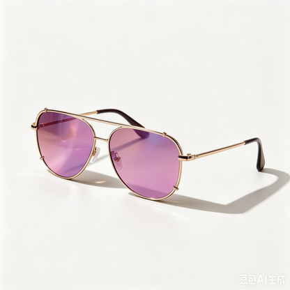 🔥 Lunettes de soleil Femme 2-en-1 – Design rétro chic œil de chat & aviateur