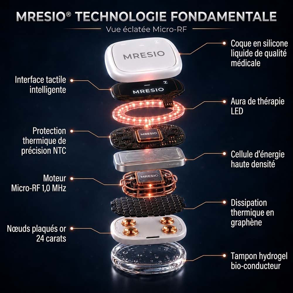 MRESIO® ✨ Appareil de Remodelage Corporel Micro-RF & Drainage Lymphatique 🪴