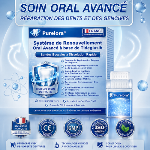 🏥 Pharmacie en Ligne | purelora® 😁 Bandes Buccales Tideglusib à Dissolution Rapide pour Dents & Gencives 🦷