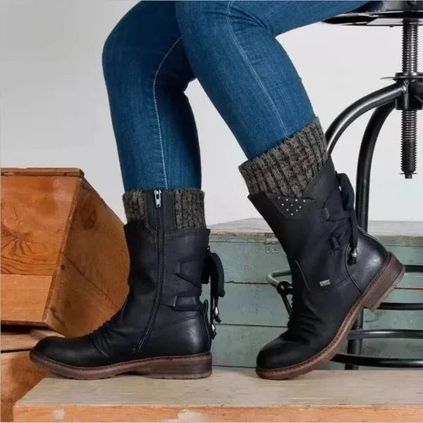 🔥 DERNIER JOUR DE PROMO -80 % 🔥 Bottines orthopédiques d’hiver pour femme, chaudes en laine, avec soutien de la voûte plantaire