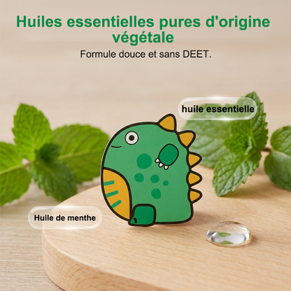 🦟 Patchs anti-moustiques Hudros aux huiles essentielles – Sans DEET, format familial
