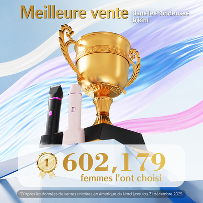 🔥 DERNIER JOUR : -80 % DE RÉDUCTION ✅ Tondeuse Bikini 2-en-1 Femme – Rasage Doux & Précis pour Une Peau Parfaite