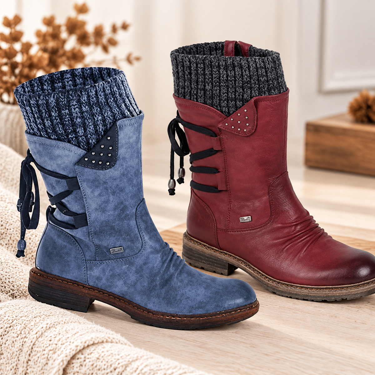 🔥 DERNIER JOUR DE PROMO -80 % 🔥 Bottines orthopédiques d’hiver pour femme, chaudes en laine, avec soutien de la voûte plantaire