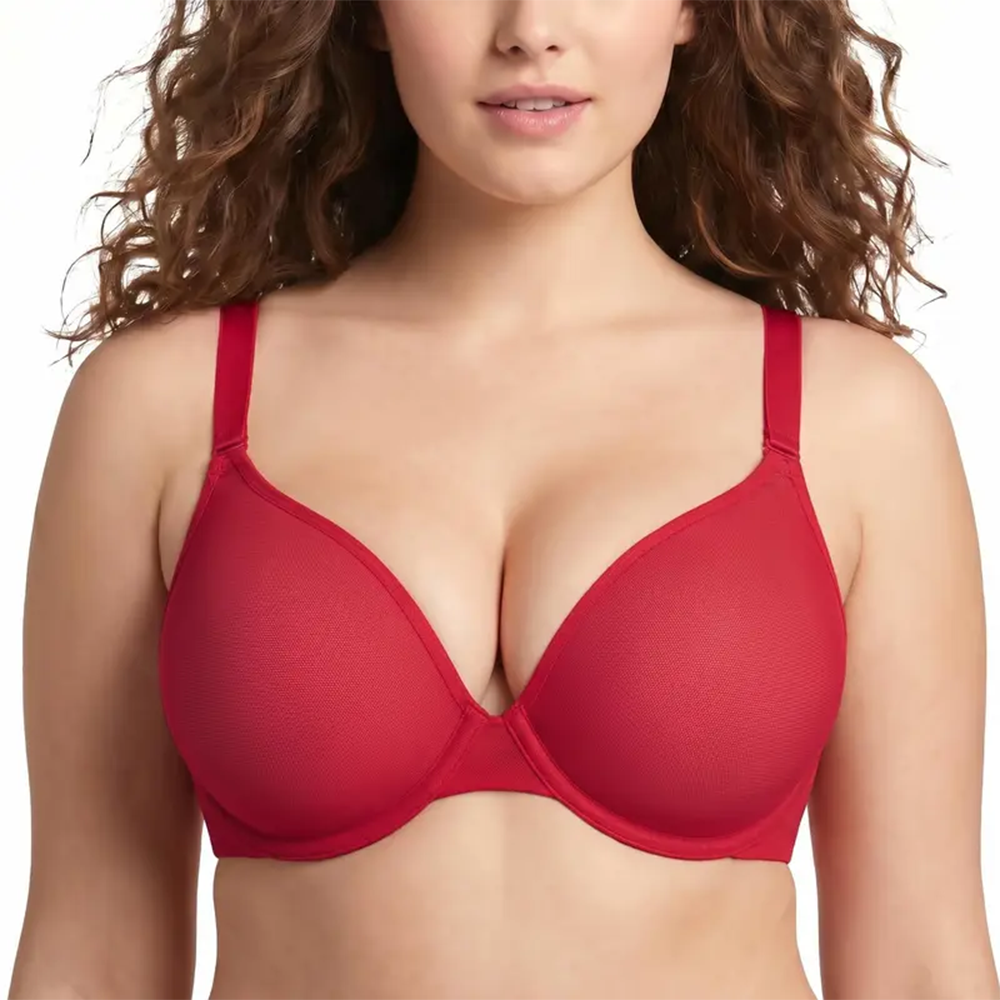 ✨ Soutien-gorge femme en maille transparente ultra-légère – Respirant, sans rembourrage, avec armatures & bretelles convertibles