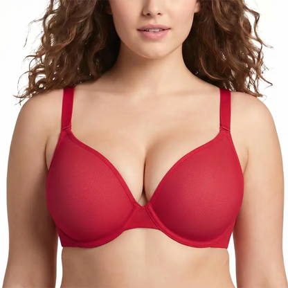 ✨ Soutien-gorge femme en maille transparente ultra-légère – Respirant, sans rembourrage, avec armatures & bretelles convertibles