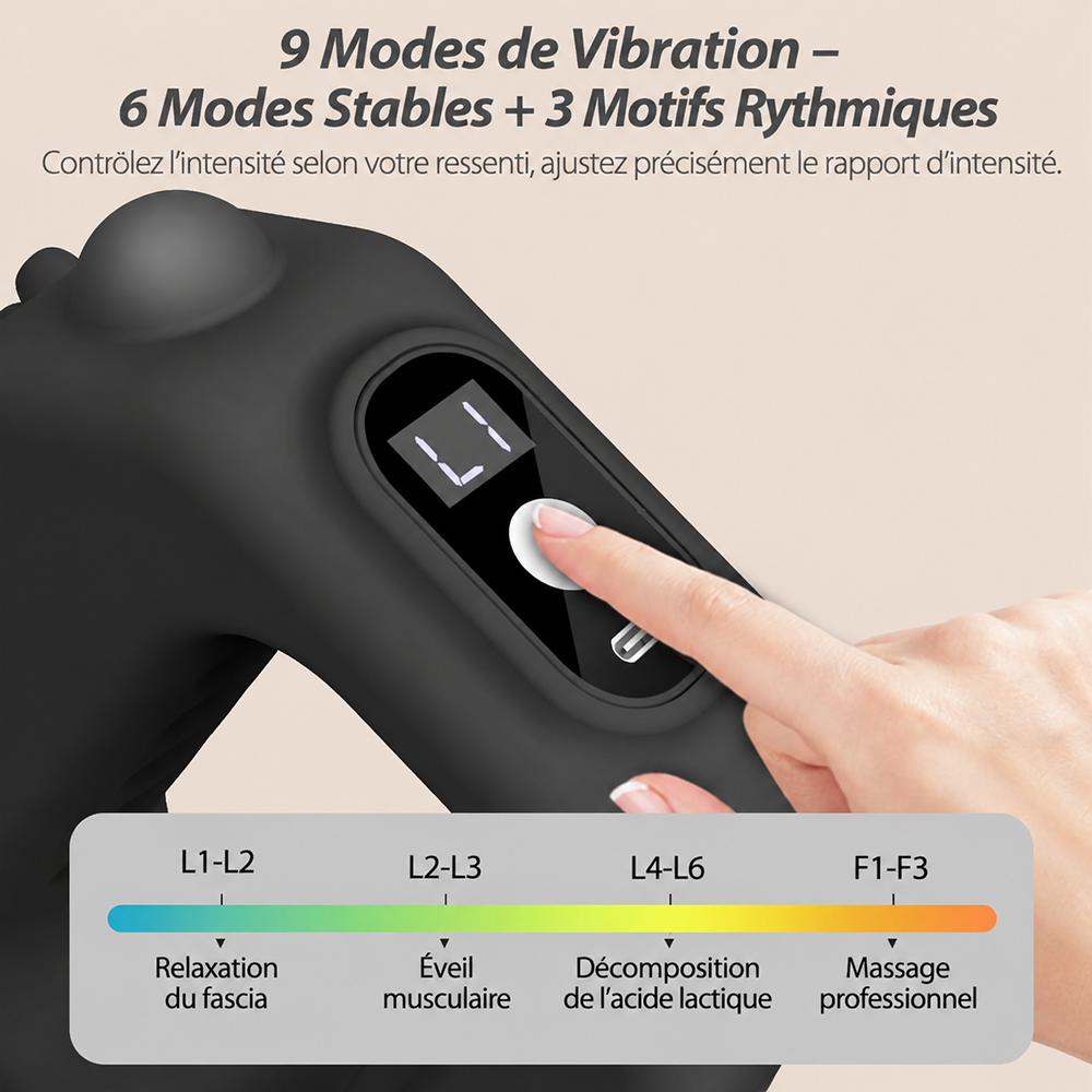 ✨ Fascia Ring R10 Mini – Massage musculaire mains libres, 9 modes & sangle réglable jusqu’à 140 -239cm