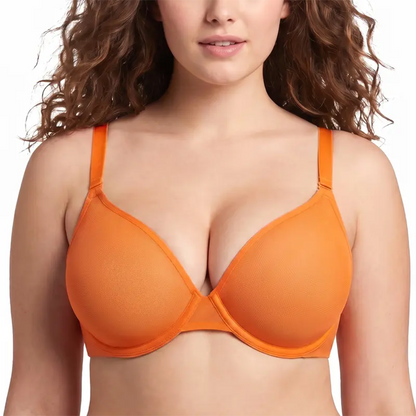 ✨ Soutien-gorge femme en maille transparente ultra-légère – Respirant, sans rembourrage, avec armatures & bretelles convertibles