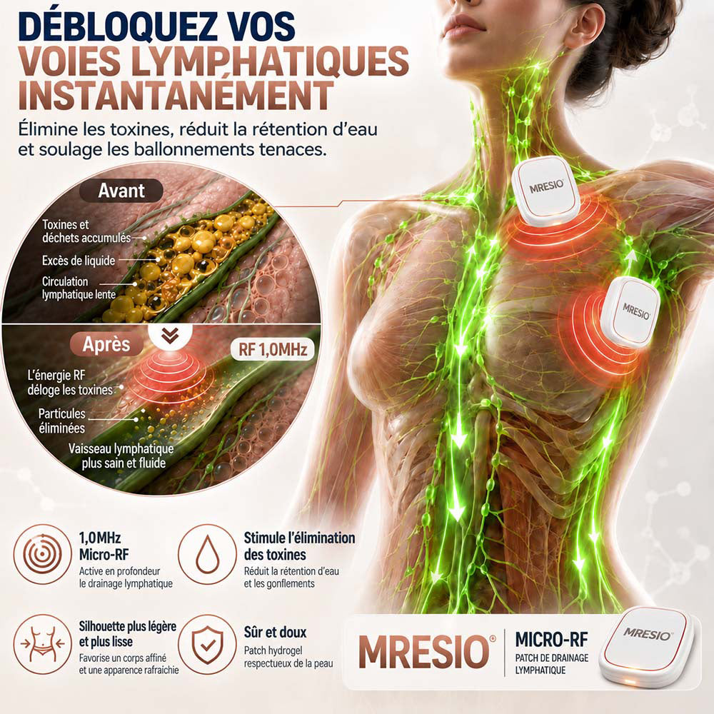 MRESIO® ✨ Appareil de Remodelage Corporel Micro-RF & Drainage Lymphatique 🪴