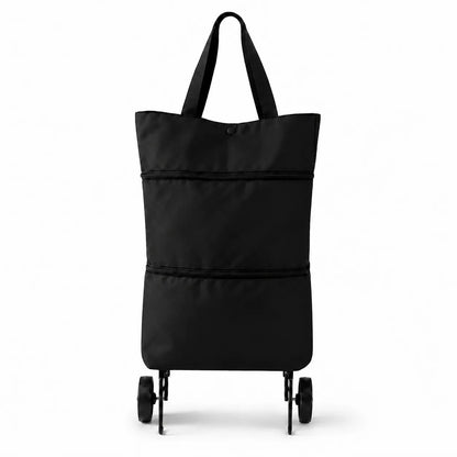 💖 Nouveau chariot de courses pliable 2-en-1 – Imperméable, résistant et pratique au quotidien !