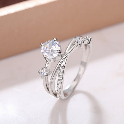 🔥 DERNIER JOUR -80% : Bague de Magnétologie Lymphatique en Diamant CZTICLE®