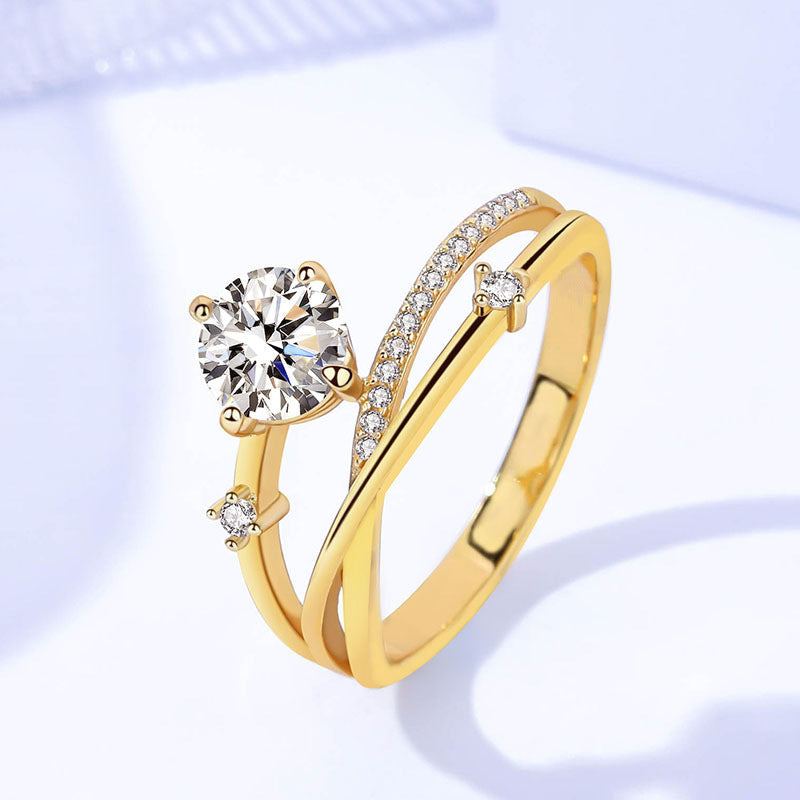 🔥 DERNIER JOUR -80% : Bague de Magnétologie Lymphatique en Diamant CZTICLE®