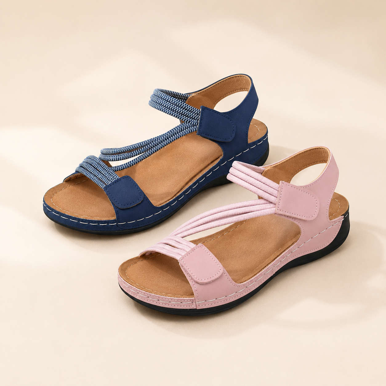 ⭐ 𝙇𝙀 𝙋𝙍𝙉𝙄𝙀𝙍 𝙅𝙊𝙐𝙍 : 𝟴𝟬 % 𝙙𝙚 𝙍𝙀́𝘿𝙐𝘾𝙏𝙄𝙊𝙉 🚨 Sandales orthopédiques confortables